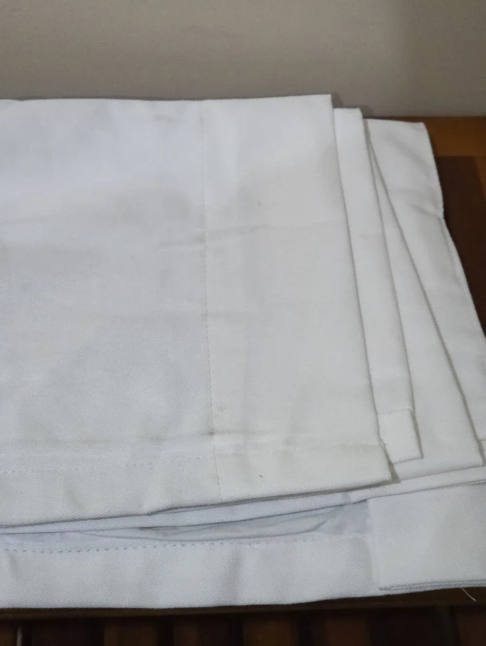 Pillowfort White Blackout Twill Solid Kids' (2) Panel  Curtain Size 42